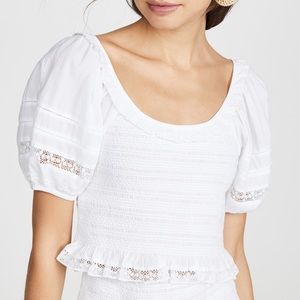 NWT Loveshackfancy Molly Top M $275